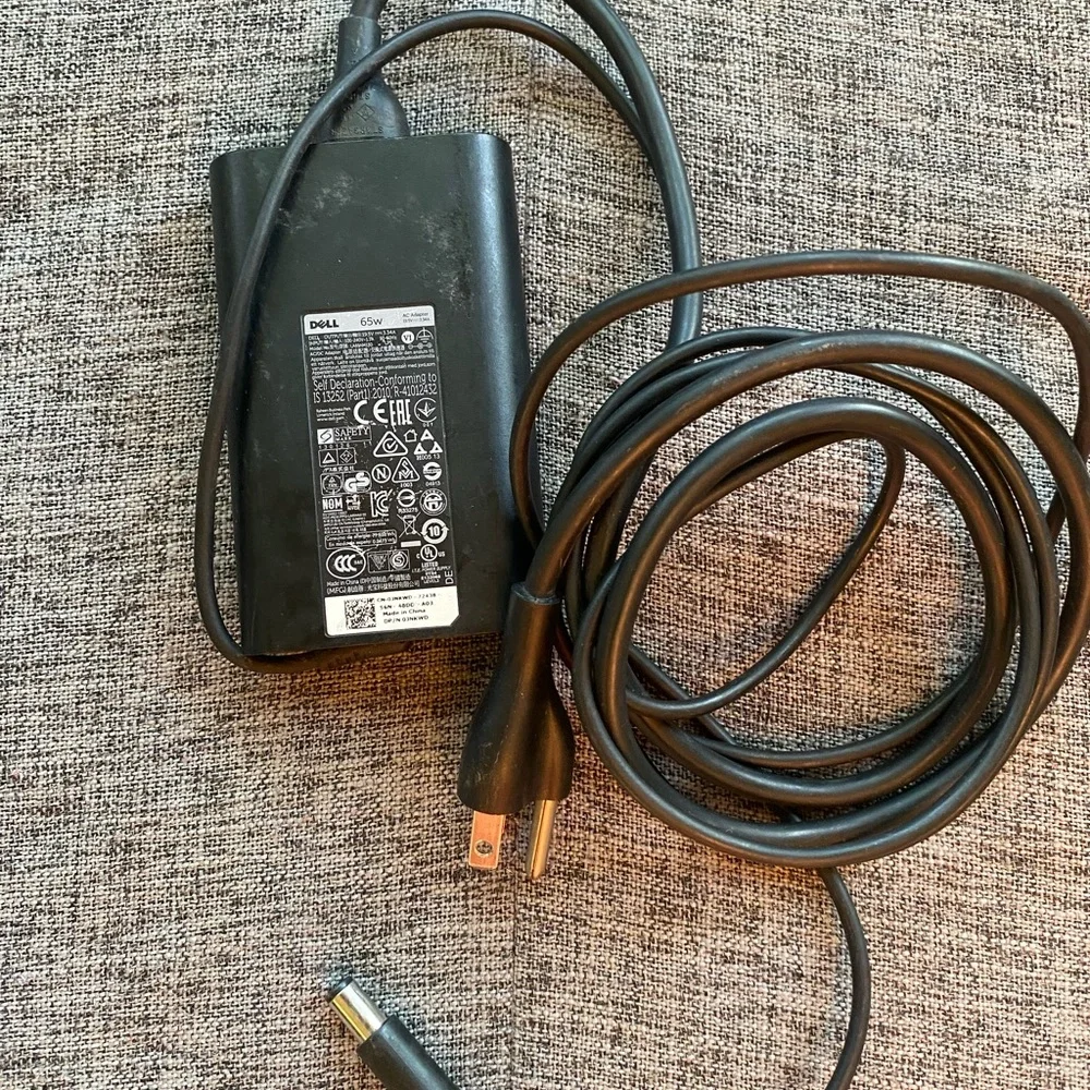Dell Black Laptop Charger